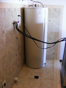 Water Heater and Ceramic Wall Tiles